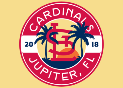 Cardinals Vacation Patch Design