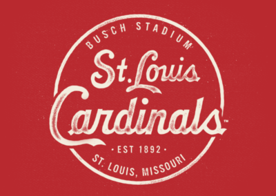 St. Louis Cardinals Vintage Stamp Design