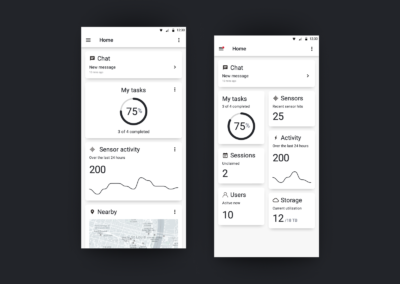 Mobile App Dashboard Concepts